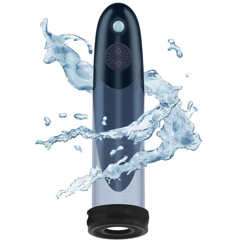 Hidden Desire Fusion X Automatic Aqua Pump in a backyard pond Hidden Desire Fusion X Automatic Aqua Pump in a backyard pond