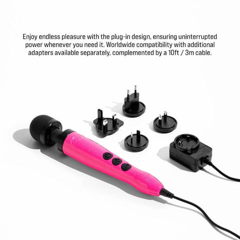 Doxy Die Cast Wand Massager 3 HOT PINK - Adult Planet - Online Sex Toys Shop UK