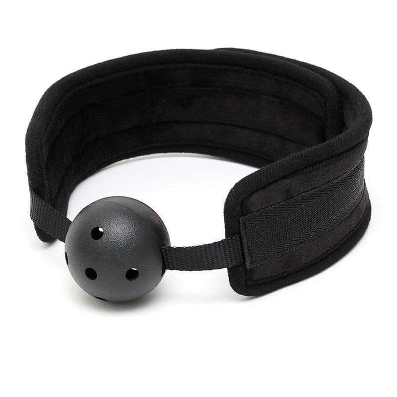 Black Padded Mouth Gag With Breathable Ball - Adult Planet - Online Sex Toys Shop UK Black Padded Mouth Gag With Breathable Ball - Adult Planet - Online Sex Toys Shop UK