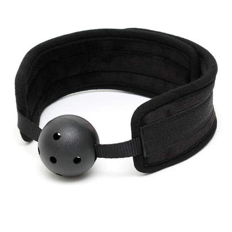 Black Padded Mouth Gag With Breathable Ball - Adult Planet - Online Sex Toys Shop UK Black Padded Mouth Gag With Breathable Ball - Adult Planet - Online Sex Toys Shop UK