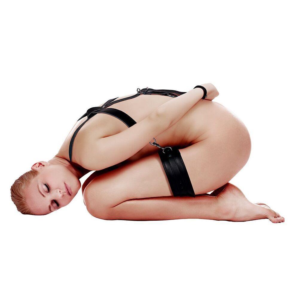 Body Harness with High and Hand Cuffs - Adult Planet - Online Sex Toys Shop UK Body Harness with High and Hand Cuffs - Adult Planet - Online Sex Toys Shop UK