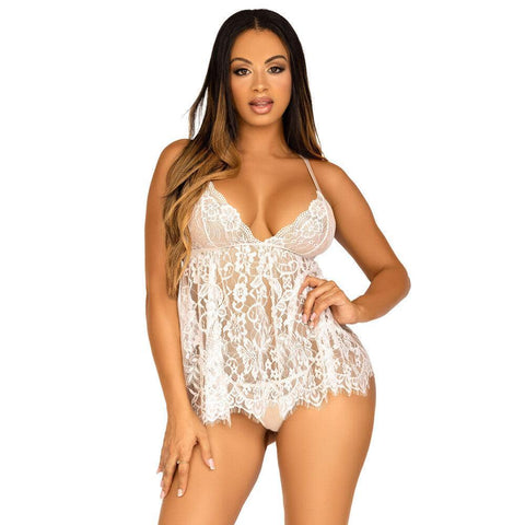 Leg Avenue Lace Babydoll And G String Panty - Adult Planet - Online Sex Toys Shop UK Leg Avenue Lace Babydoll And G String Panty - Adult Planet - Online Sex Toys Shop UK