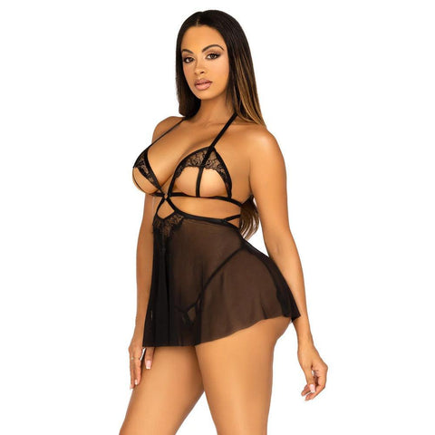 Leg Avenue Open Cup Babydoll And Panty - Adult Planet - Online Sex Toys Shop UK Leg Avenue Open Cup Babydoll And Panty - Adult Planet - Online Sex Toys Shop UK