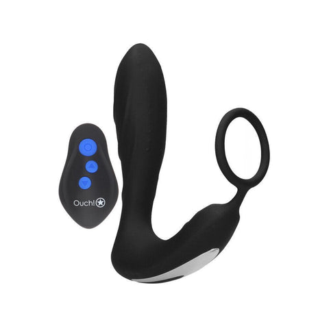 Ouch E Stimulation And Vibration Butt Plug And Cock Ring - Adult Planet - Online Sex Toys Shop UK Ouch E Stimulation And Vibration Butt Plug And Cock Ring - Adult Planet - Online Sex Toys Shop UK