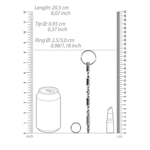 Ouch Urethral Sounding Steel Dilator With Ring - Adult Planet - Online Sex Toys Shop UK Ouch Urethral Sounding Steel Dilator With Ring - Adult Planet - Online Sex Toys Shop UK