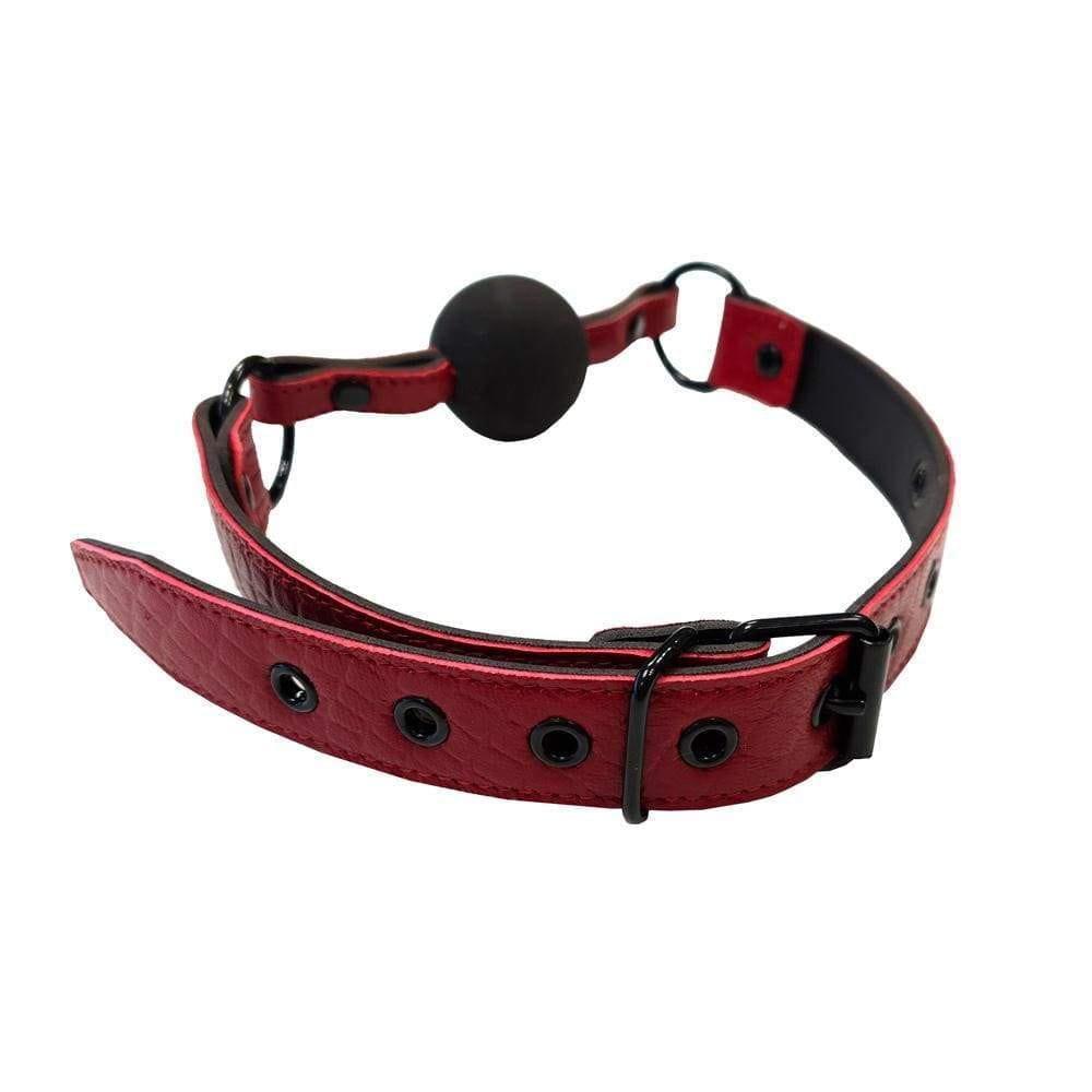 Rouge Garments Leather Croc Print Ball Gag - Adult Planet - Online Sex Toys Shop UK Rouge Garments Leather Croc Print Ball Gag - Adult Planet - Online Sex Toys Shop UK