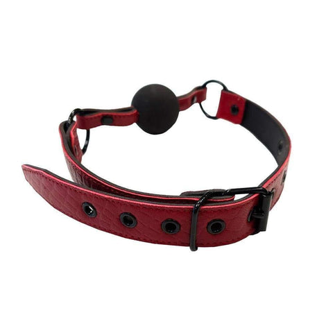 Rouge Garments Leather Croc Print Ball Gag - Adult Planet - Online Sex Toys Shop UK Rouge Garments Leather Croc Print Ball Gag - Adult Planet - Online Sex Toys Shop UK