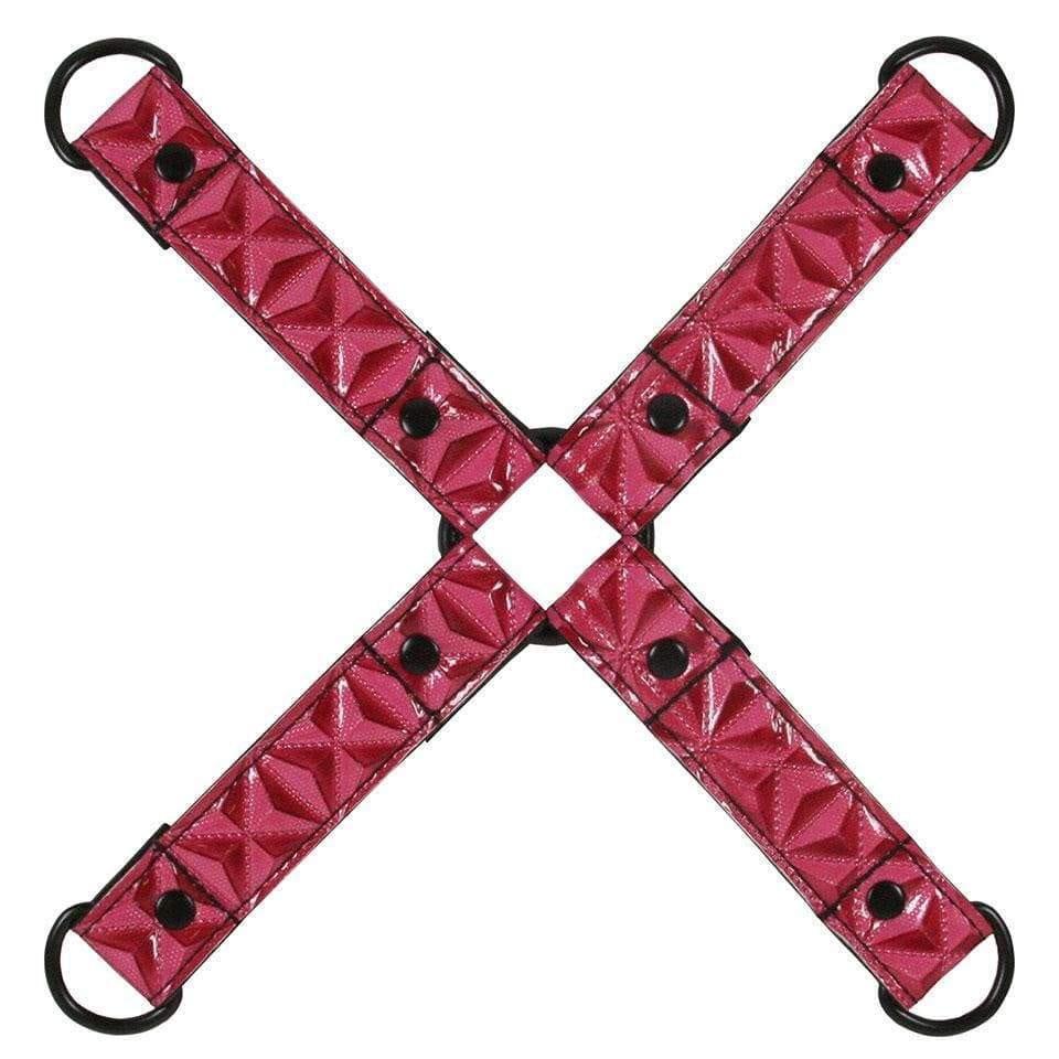 Pink Vinyl Sinful Bondage Hogtie - Adult Planet Pink Vinyl Sinful Bondage Hogtie - Adult Planet
