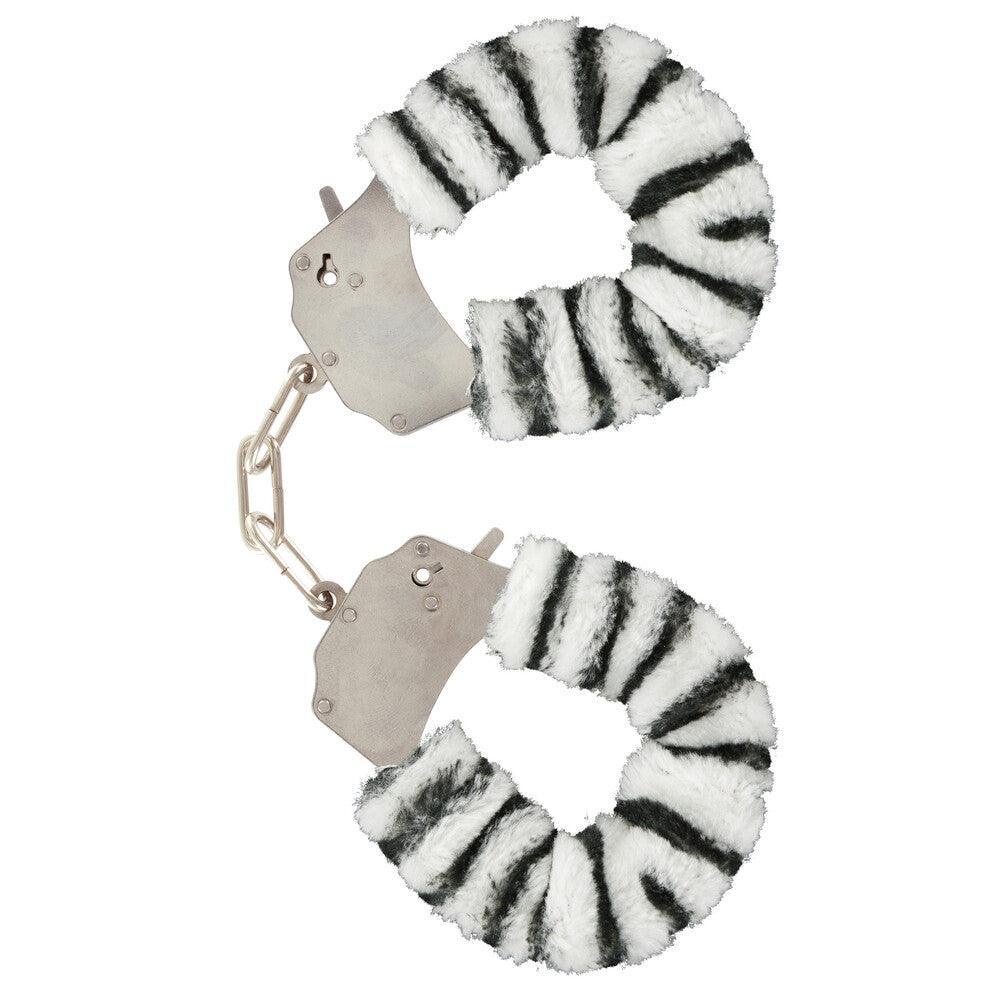 ToyJoy Furry Fun Wrist Cuffs Zebra - Adult Planet - Online Sex Toys Shop UK ToyJoy Furry Fun Wrist Cuffs Zebra - Adult Planet - Online Sex Toys Shop UK