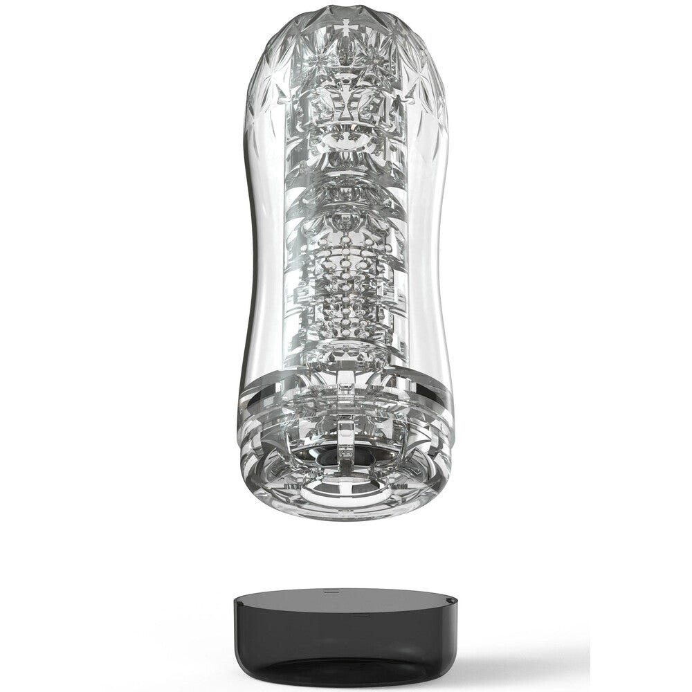 Transparent vacuum stroker for powerful and pleasurable sensations