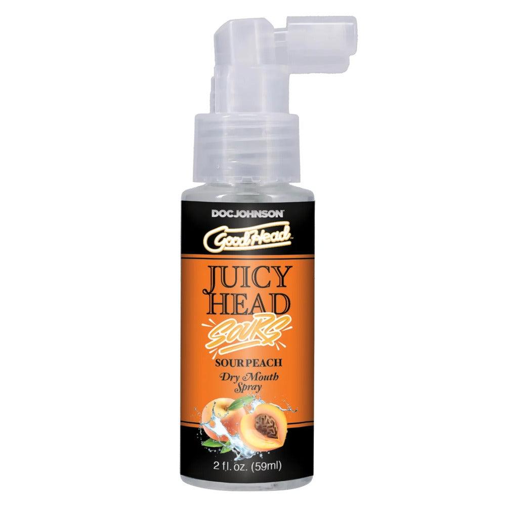 GoodHead Juicy Dry Mouth Sour Peach 59ML provides refreshing relief for dry mouth with a tangy peach flavour