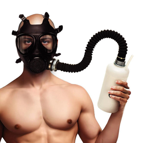 Master Series Inhaler Gas Mask With Bottle for Respiratory Protection