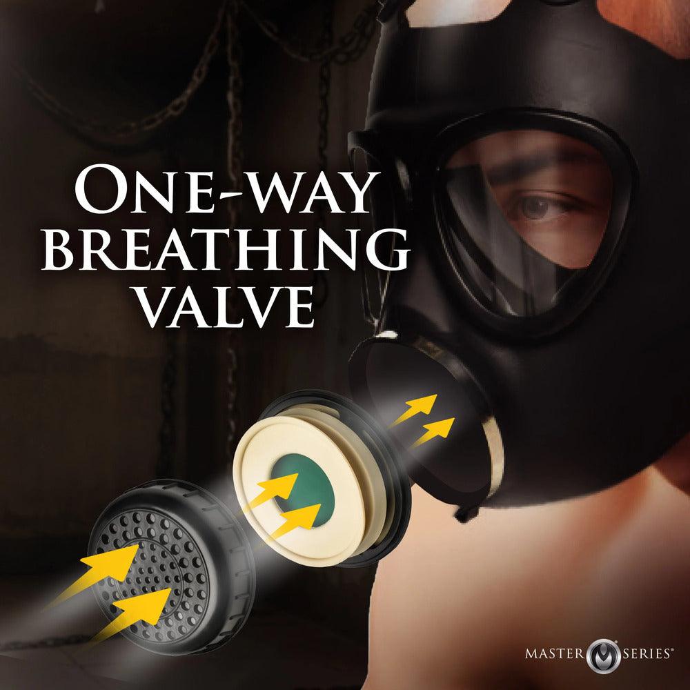 Durable and reliable gas mask with a convenient bottle for easy use