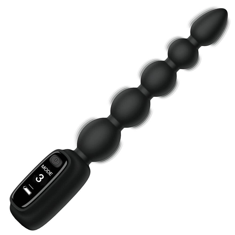 Play Hard Digital Silicone Anal Beads for Pleasurable Sensations