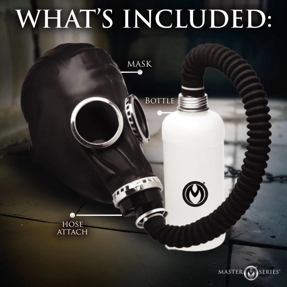 Breathable inhaler gas mask for role-playing and cosplay events