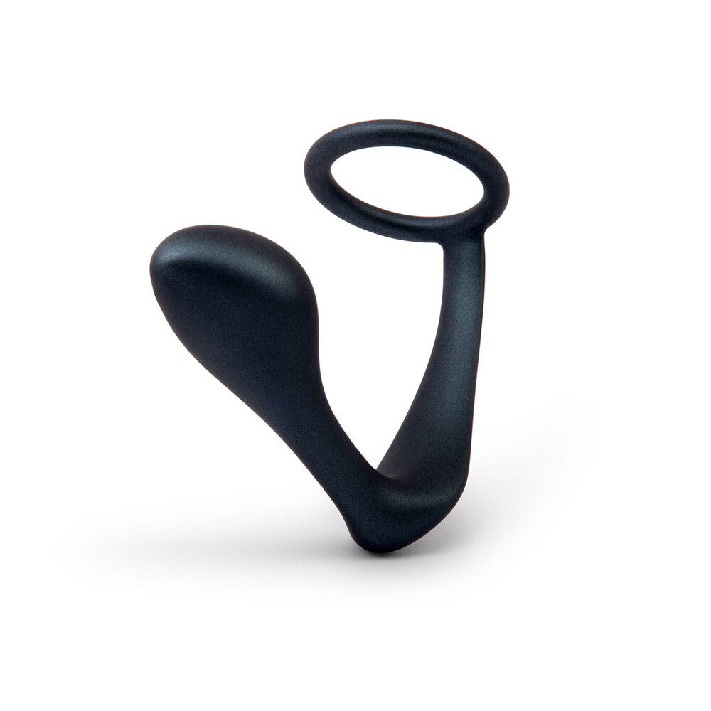 Dual-function BVibe Ringer Cock Ring and Plug for couples' play