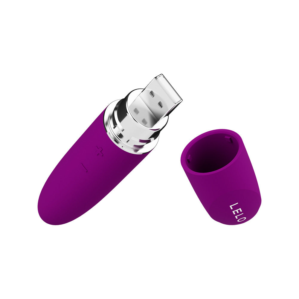 Lelo Mia 3 Deep Rose Lipstick Vibrator for on-the-go pleasure