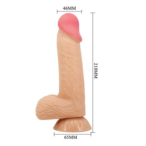 Pink Pretty Love Lisle Sliding Skin 8 Inch sex toy for women