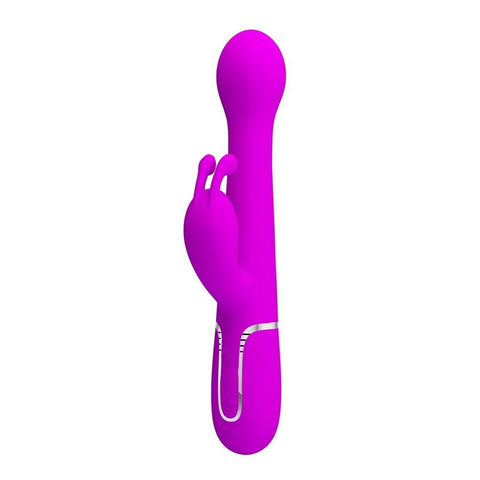 Pretty Love Dejon Rechargeable Rabbit Vibrator with Clitoral Stimulator and Rotating Shaft 