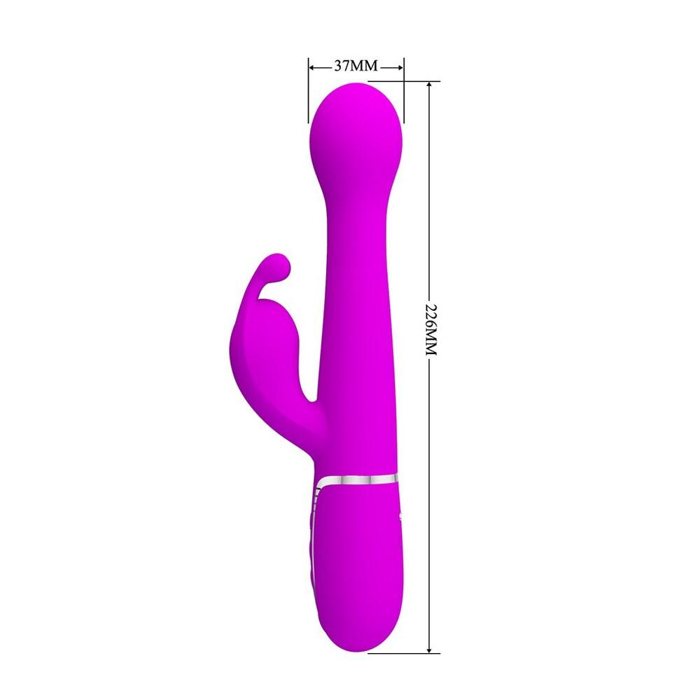 Luxurious and powerful rabbit vibrator with rechargeable feature