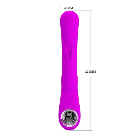 Advanced and innovative Pretty Love Lamar LED Rechargeable Rabbit vibrator