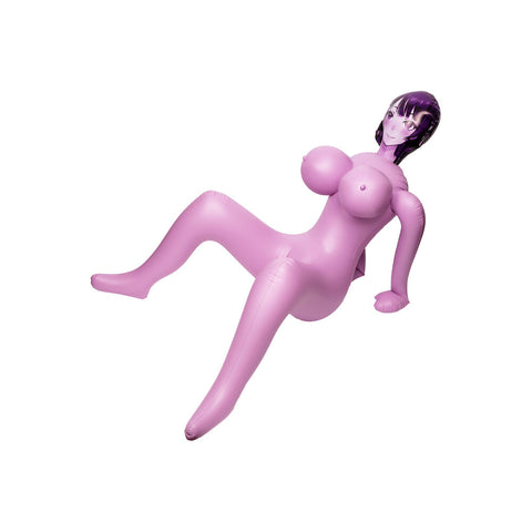 Life-size inflatable love doll with huge breasts and firm nipples