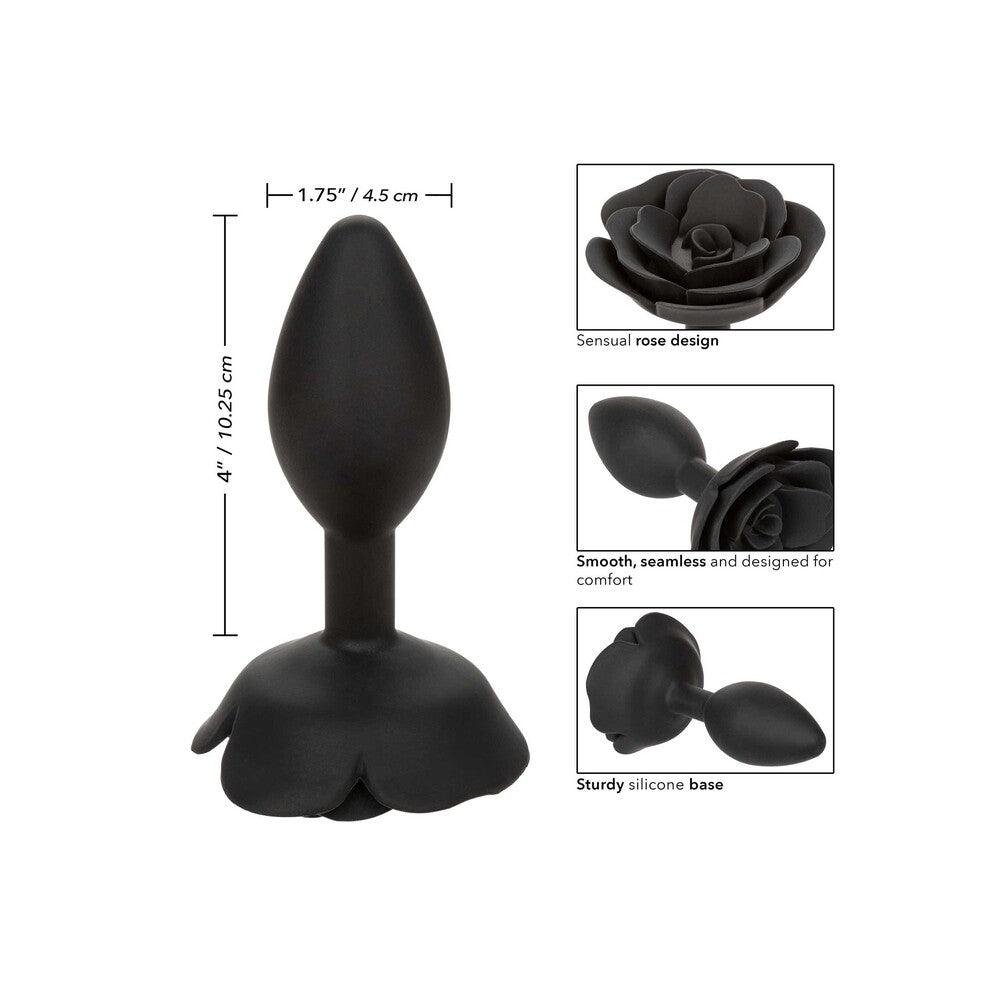 CalExotics Forbidden Large Rose Anal Plug - Adult Planet - Online Sex Toys Shop UK