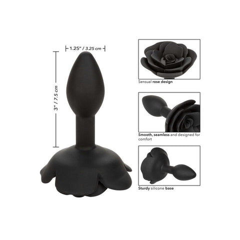 CalExotics Forbidden Small Rose Anal Plug - Adult Planet - Online Sex Toys Shop UK