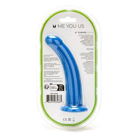 Me You Us 6 Inch Curved Silicone Dildo - Adult Planet - Online Sex Toys Shop UK