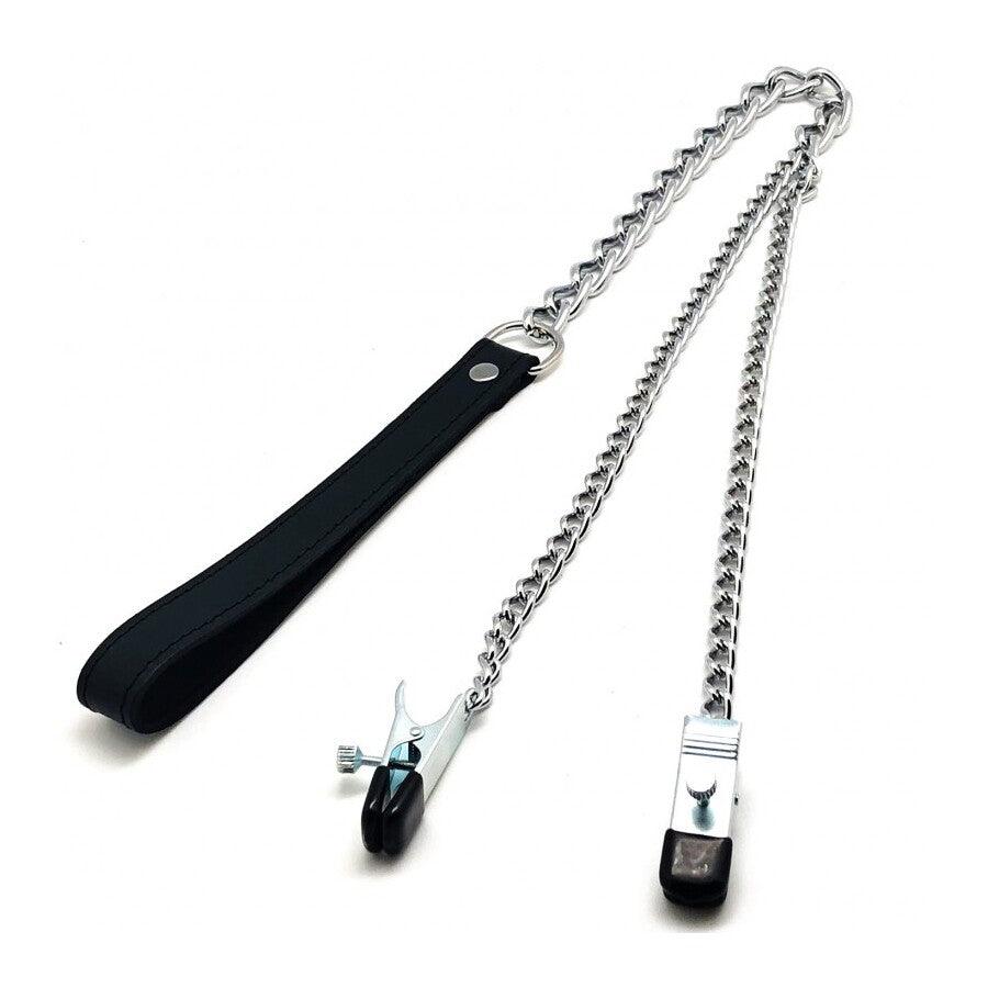 Nipple Clamps with Lead 40cm - Adult Planet - Online Sex Toys Shop UK