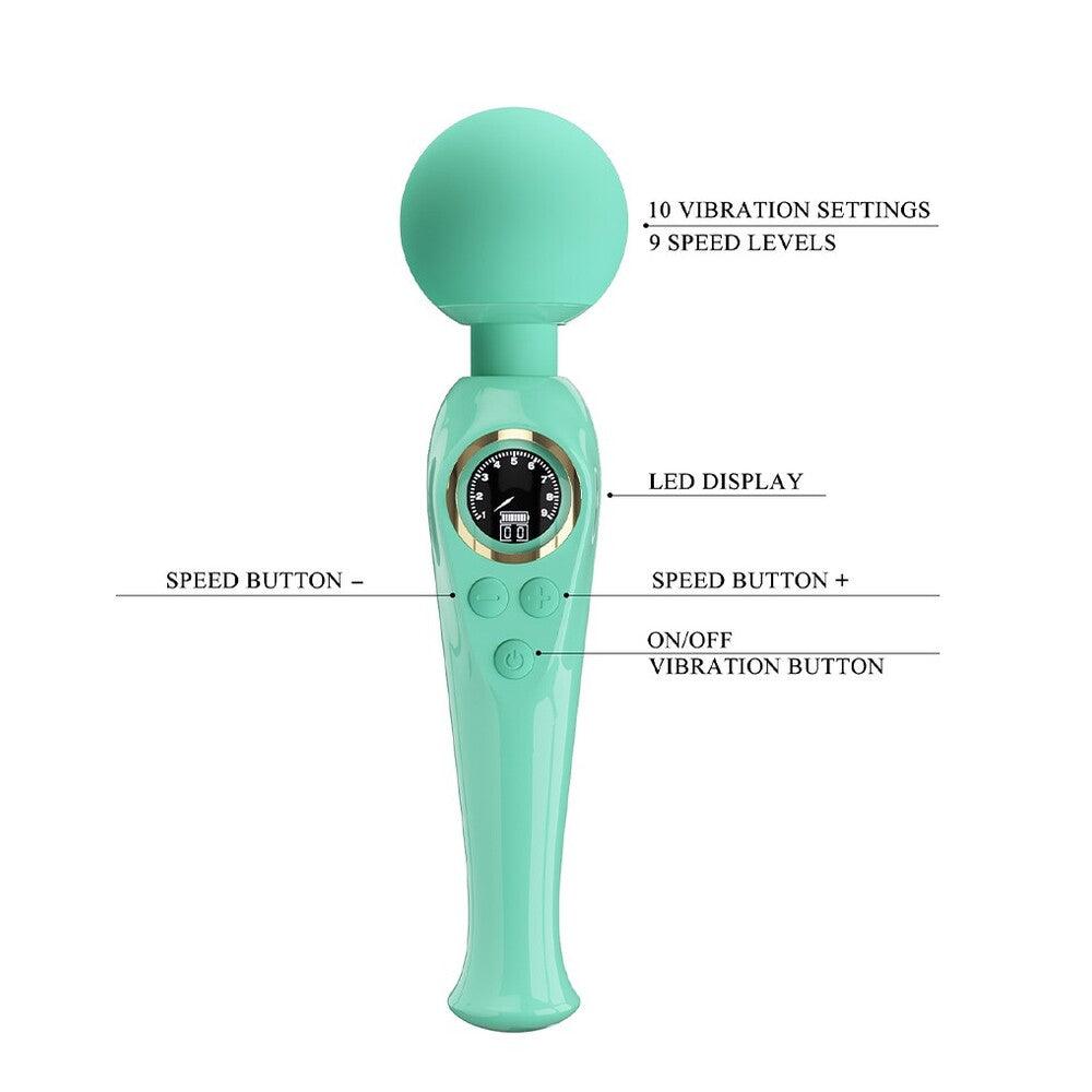 Pretty Love Skyler Wand With LED Display - Adult Planet - Online Sex Toys Shop UK