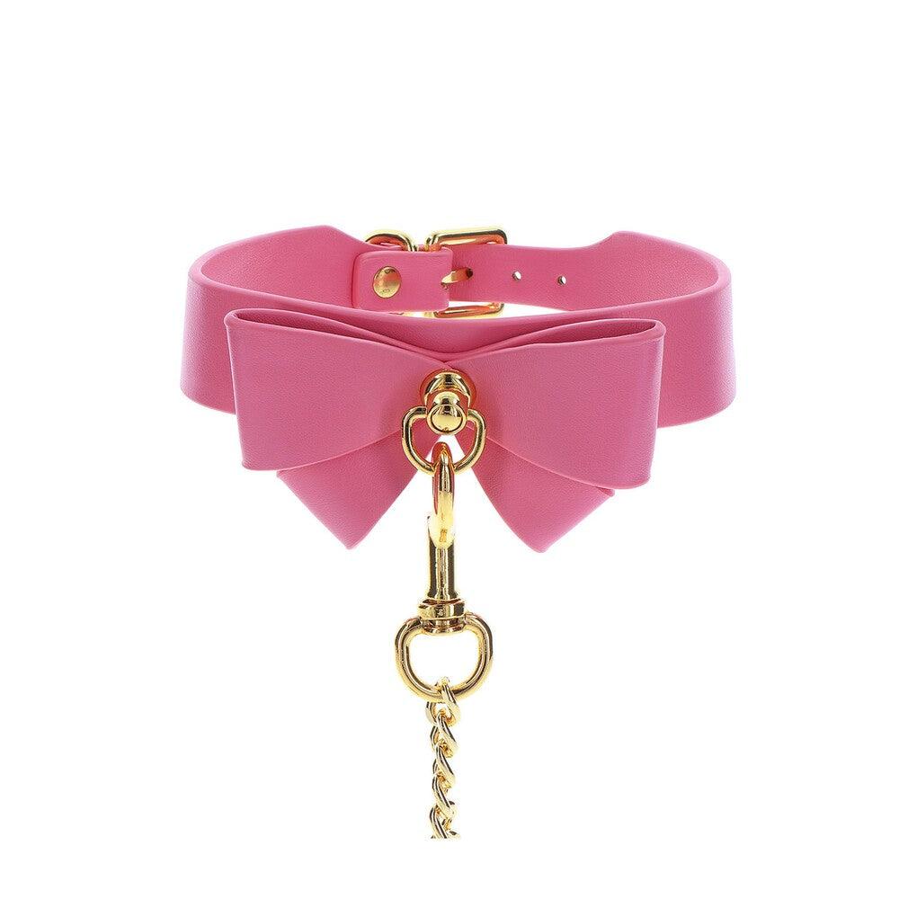 Taboom Malibu Bow Collar and Leash - Adult Planet - Online Sex Toys Shop UK