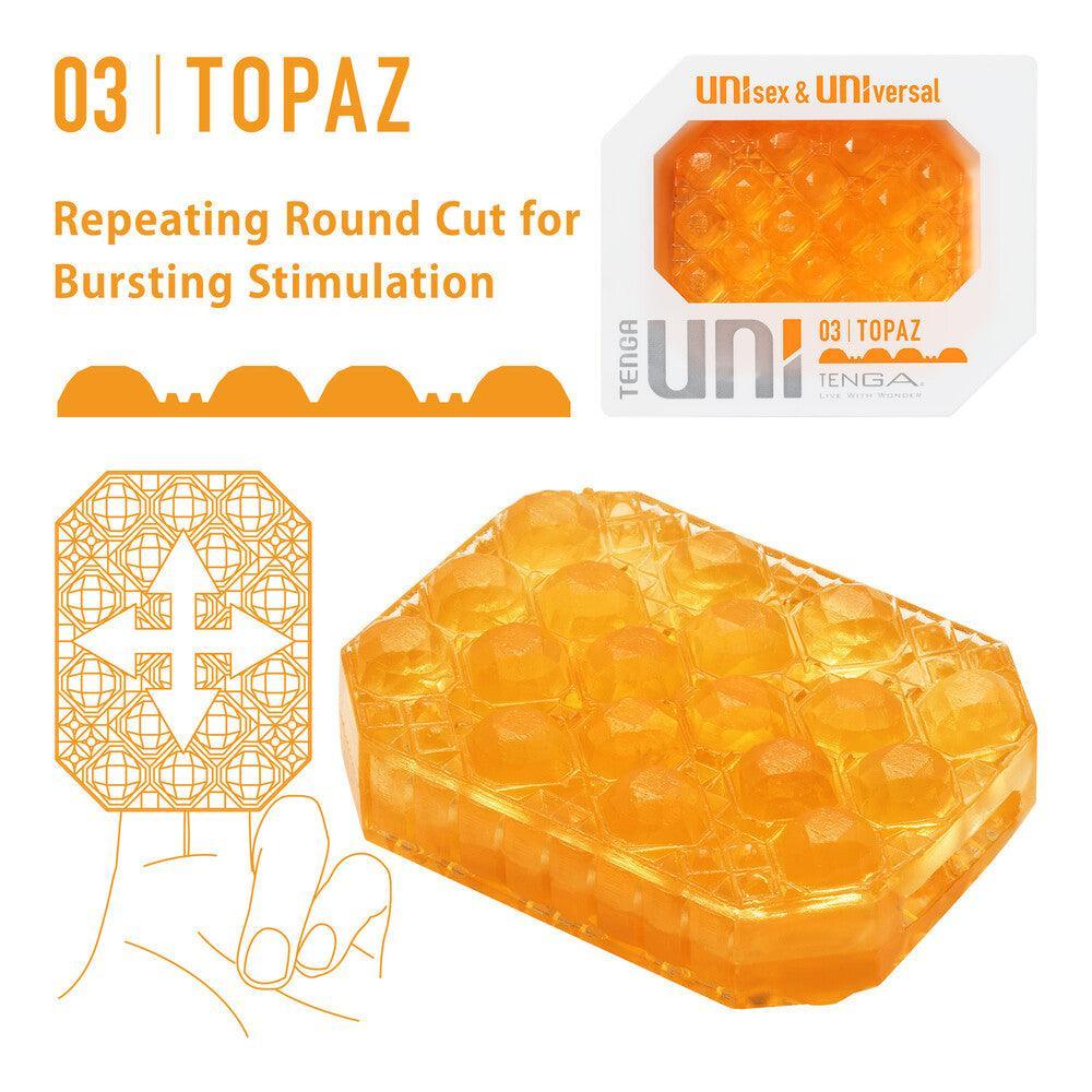 Tenga UNI Topaz Sleeve Masturbator - Adult Planet - Online Sex Toys Shop UK