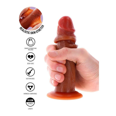 ToyJoy Get Real Silicone Sliding Foreskin Dong - Adult Planet - Online Sex Toys Shop UK