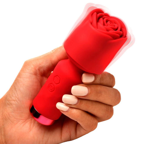 XR Bloomgasm Rose Petite Mini Wand - Adult Planet - Online Sex Toys Shop UK