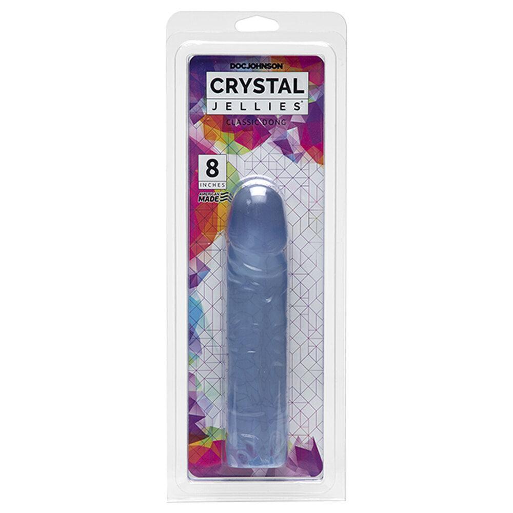 Crystal Jellies 8 Inch Dong Clear - Adult Planet - Online Sex Toys Shop UK