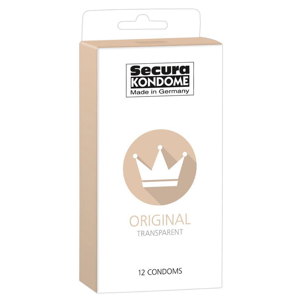 Secura Kondome Original Transparent x12 Condoms - Adult Planet - Online Sex Toys Shop UK