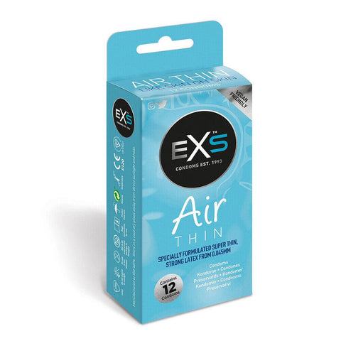 EXS Air Thin Condoms 12 Pack - Adult Planet - Online Sex Toys Shop UK