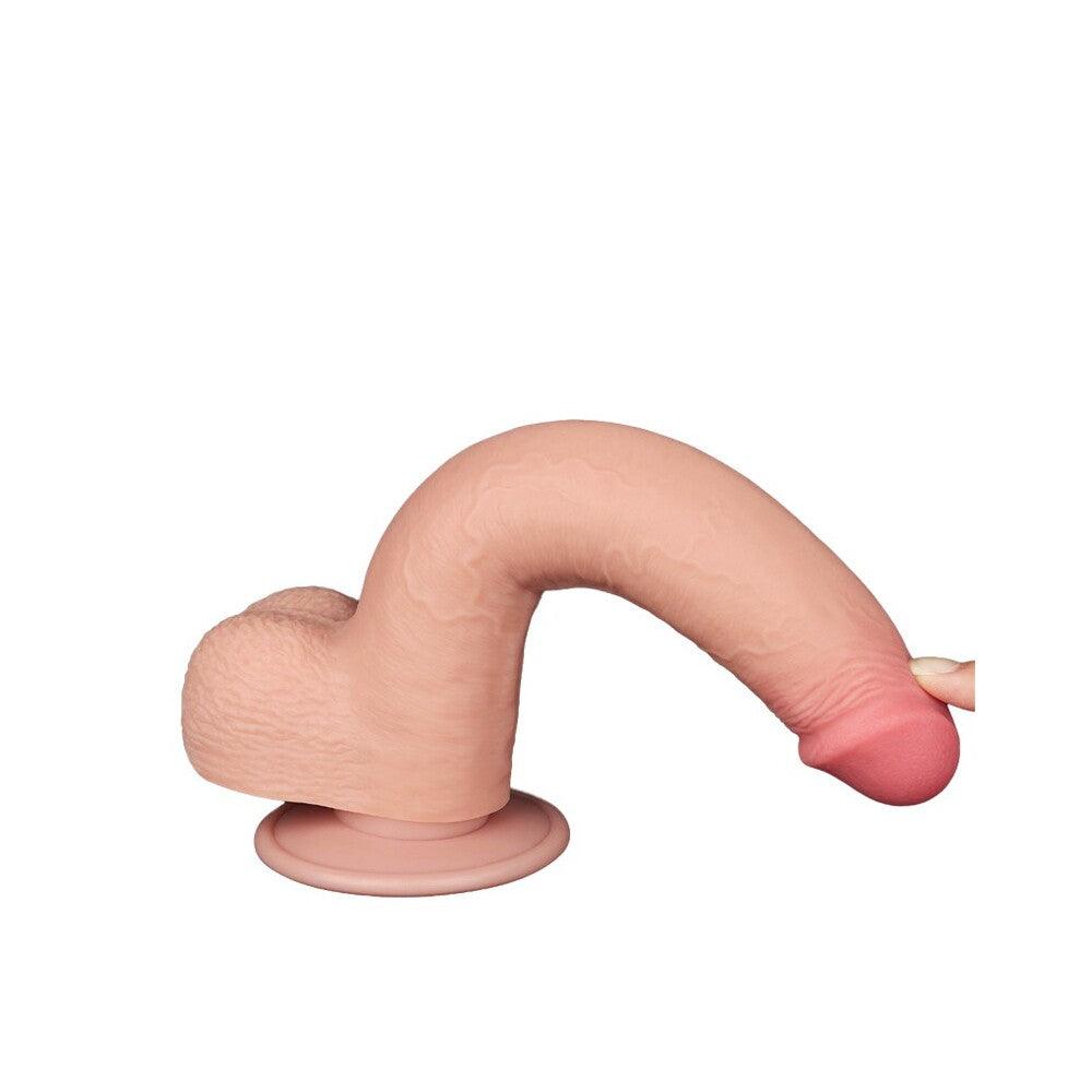 Lovetoy Sliding Easy Bend Skin Dildo 9 Inch - Adult Planet - Online Sex Toys Shop UK
