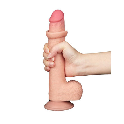 Lovetoy Sliding Easy Bend Skin Dildo 9 Inch - Adult Planet - Online Sex Toys Shop UK