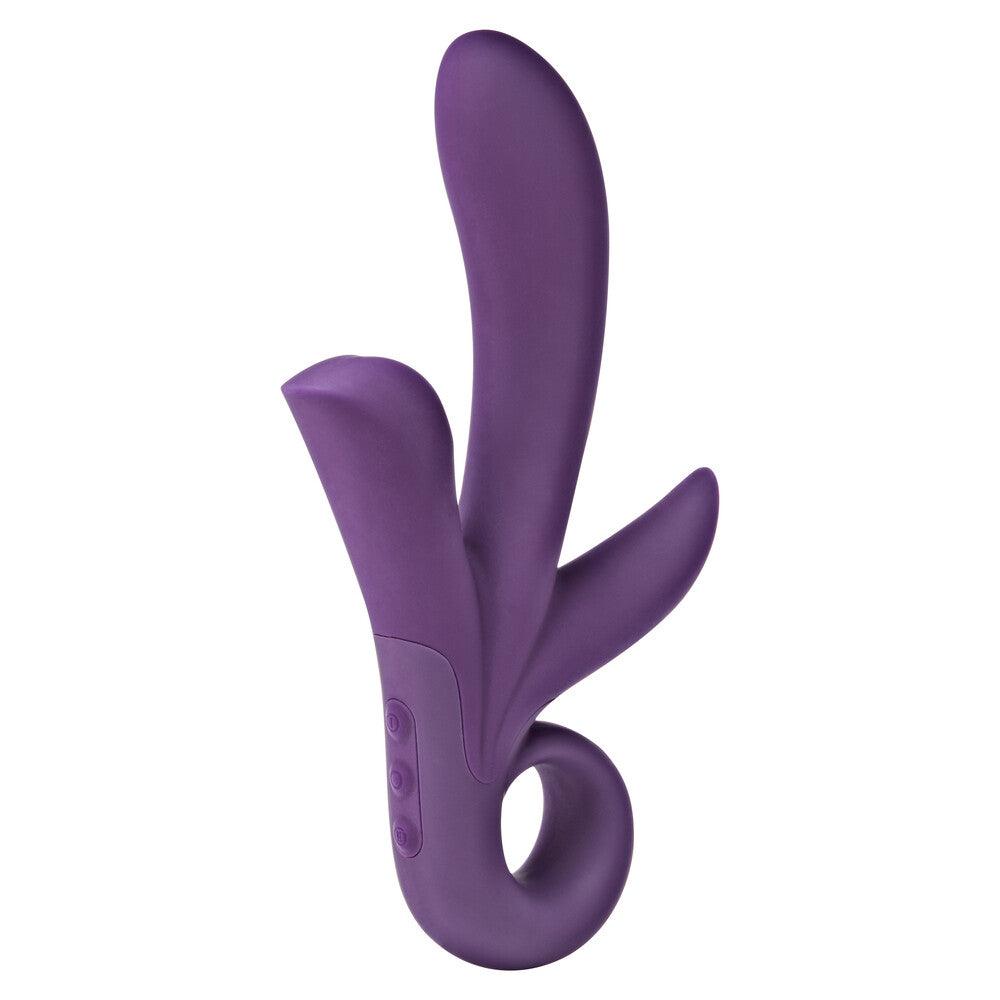 ToyJoy Trinity Triple Pleasure Vibrator Purple - Adult Planet - Online Sex Toys Shop UK