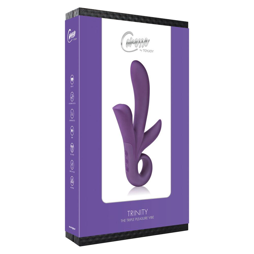 ToyJoy Trinity Triple Pleasure Vibrator Purple - Adult Planet - Online Sex Toys Shop UK