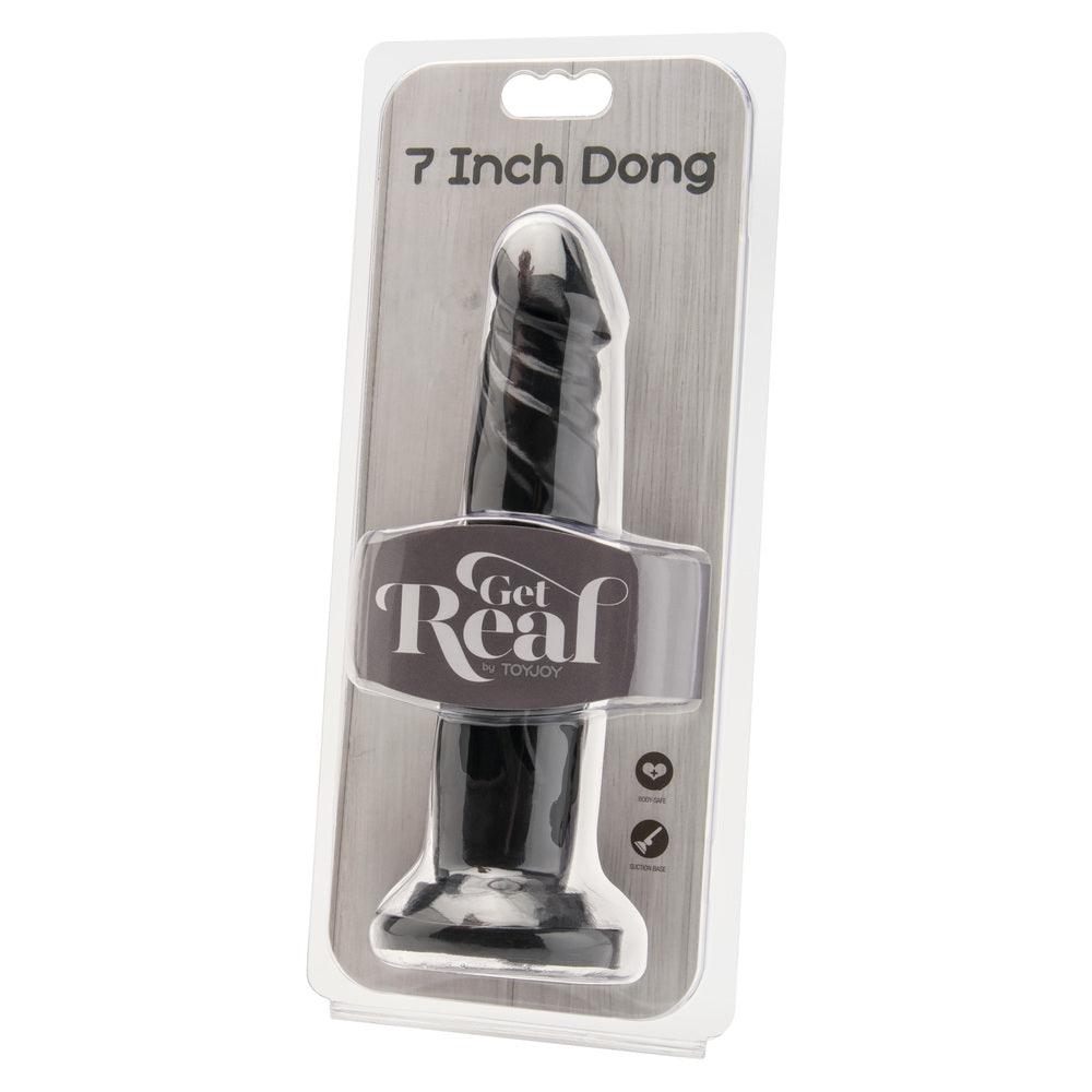 ToyJoy Get Real 7 Inch Dong Black - Adult Planet - Online Sex Toys Shop UK