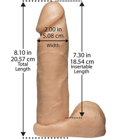 VacULock 8 Inch Realistic Cock With Ultra Harness - Adult Planet - Online Sex Toys Shop UK