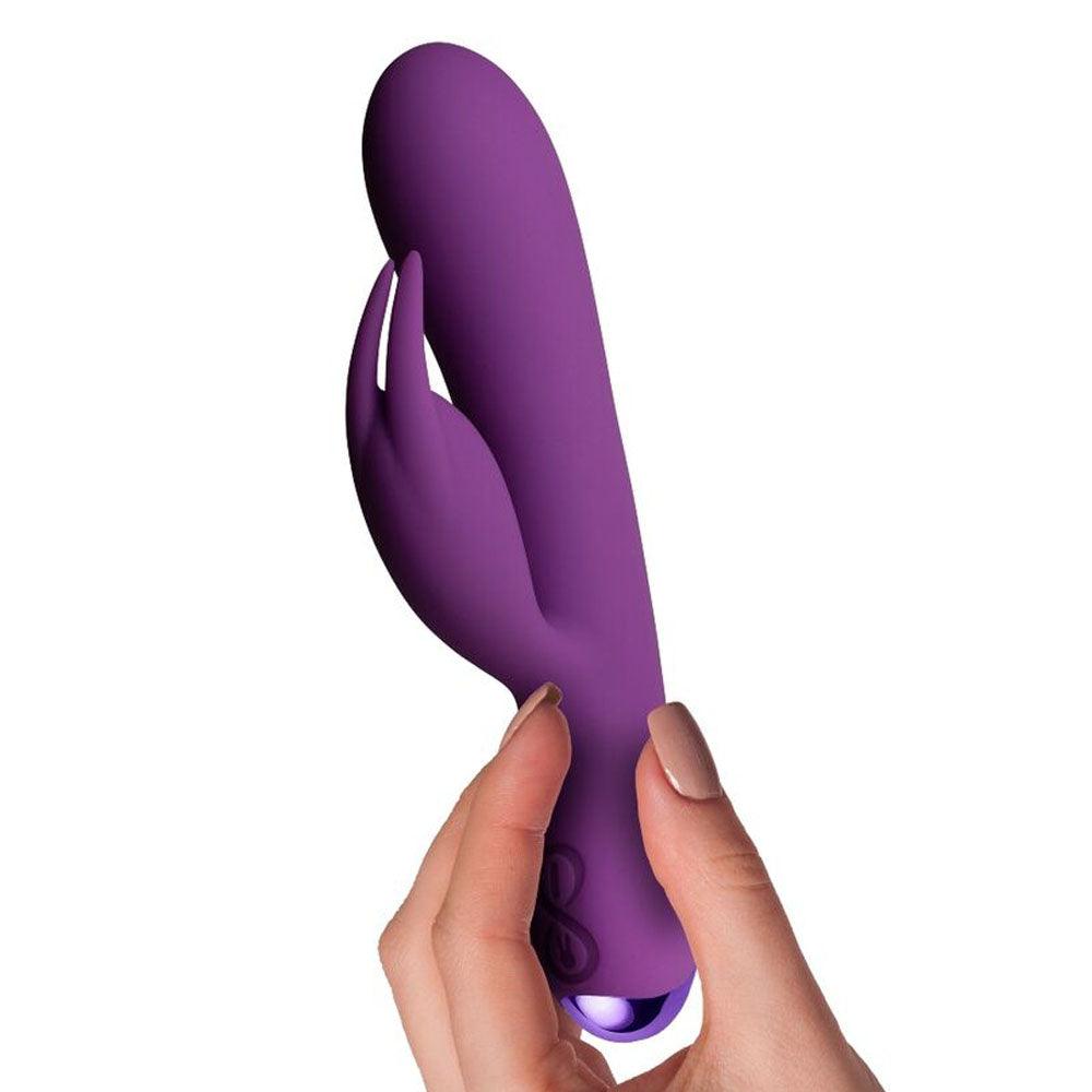 Rocks Off Flutter Rabbit Vibrator Purple - Adult Planet - Online Sex Toys Shop UK