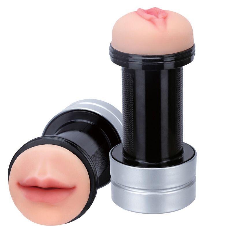 Realstuff 2 In 1 Mouth and Vagina Hummer Masturbator - Adult Planet - Online Sex Toys Shop UK