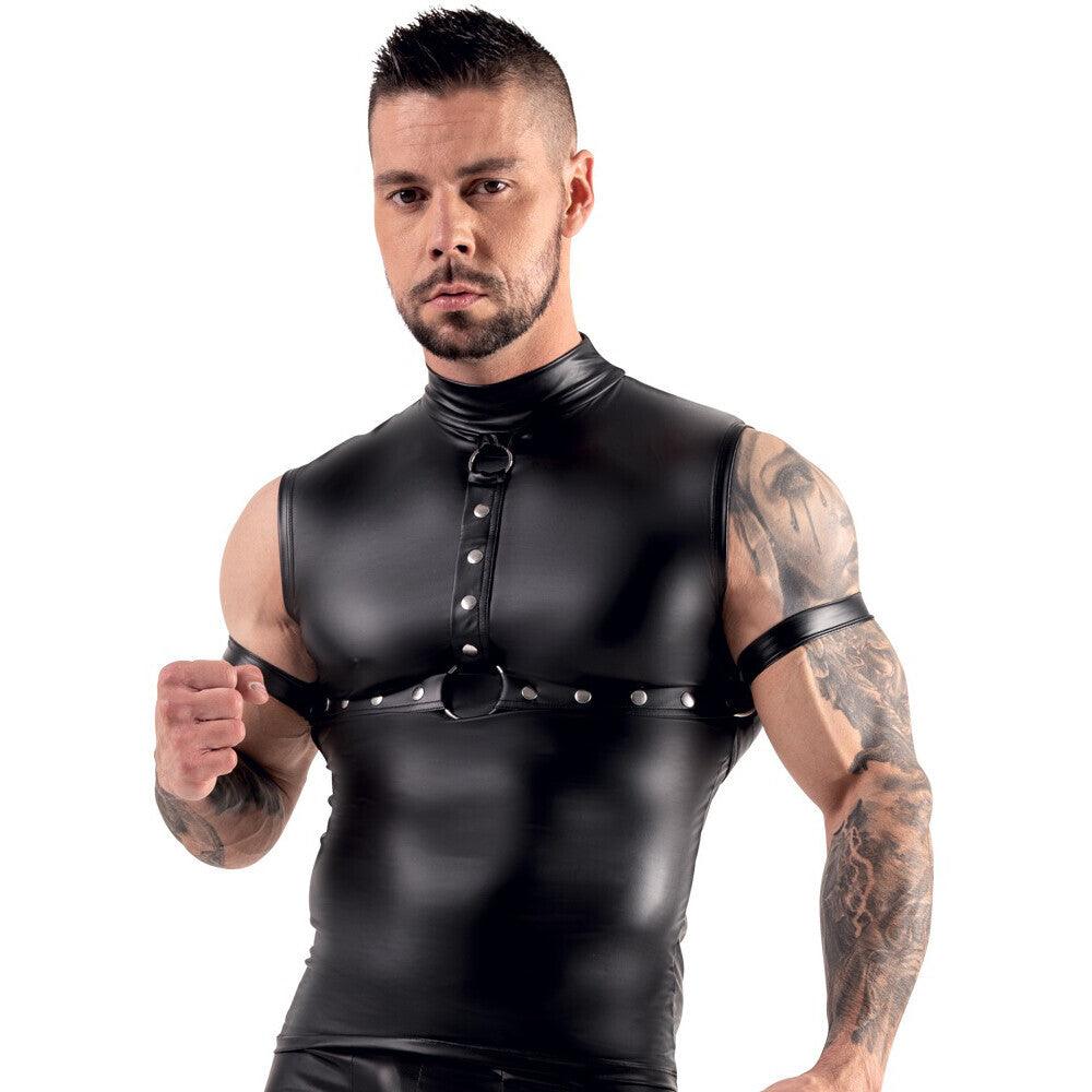 Svenjoyment Sleeveless Top With Chest Harness And Arm Loops - Adult Planet - Online Sex Toys Shop UK