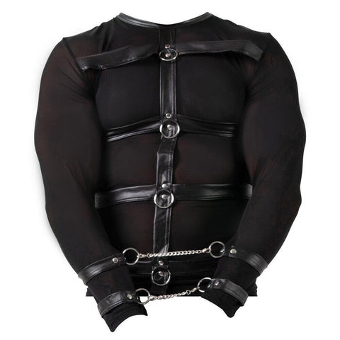 Svenjoyment Long Sleeved Top With Harness And Restraints - Adult Planet - Online Sex Toys Shop UK