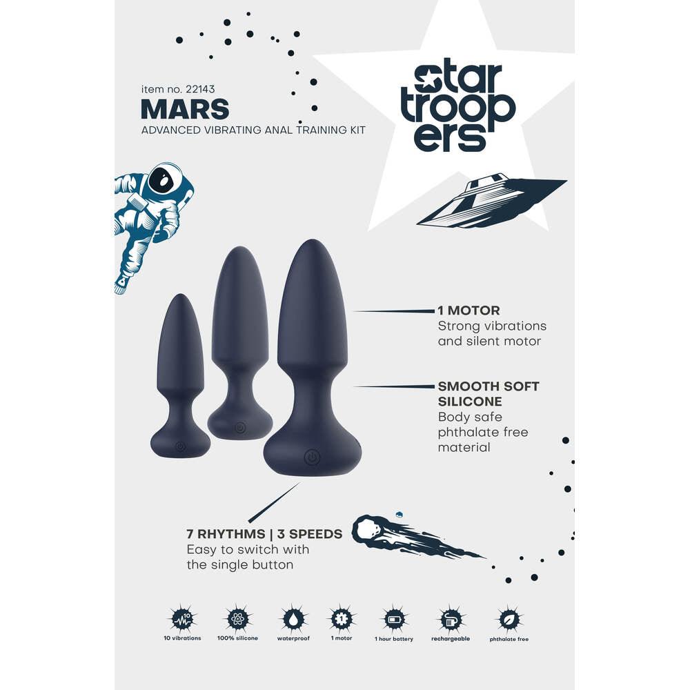 Startroopers Mars Advanced Vibrating Anal Vibe Kit - Adult Planet - Online Sex Toys Shop UK