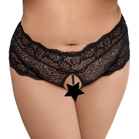 Cottelli Curves Panties With Pearl Chain - Adult Planet - Online Sex Toys Shop UK